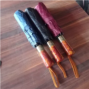چتر لوکس دو رویه 10 فنره ضد باد برند RST دسته چوب براق قواره دار مناسب آفتاب و باران