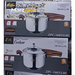 زودپز روگازی زیو 9 لیتر دسته بلند ZPC-1603L09