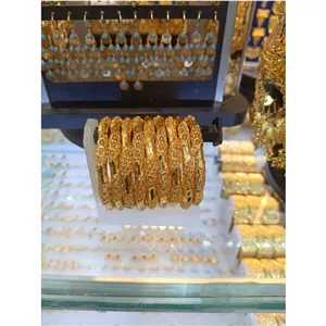 النگو طرح طلا رنگ ثابت