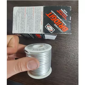 سیم لحیم بدون سرب (امریکایی) (هریس بریدجیت) مدل BRGT61 قطر 3 میلیمتر وزن 1 پوند (454 گرم)
