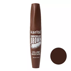 ریمل چشم رنگی کاریته (Karite) مدل ضد آب رنگ قهوهای