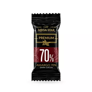شکلات 70 درصد دارک مگااستار(شیرین و تلخ) 100 گرمی
