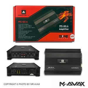 آمپلی فایر 4 کانال آدیو مستر مدل MS-60.4