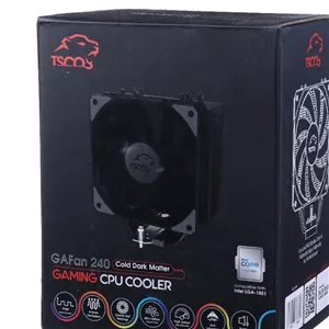 فن کیس گیمینگ تسکو مدل GAFan 240 Cold Dark Matter-پس کرایه