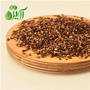 کنجد قهوه ای شسته شده( کنجد بدون خاک)