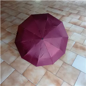 چتر لوکس دو رویه 10 فنره ضد باد برند RST دسته چوب براق قواره دار مناسب آفتاب و باران