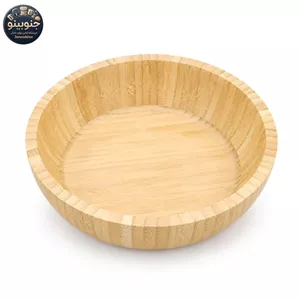 کاسه چوبی بامبو گرد در 3 سایز 20، 25 و 30 مناسب آجیل، سالاد و میوه خوری..کیفیت عالی
