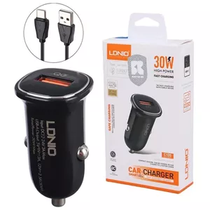 شارژر فندکی Ldnio C105 30W (اورجینال )