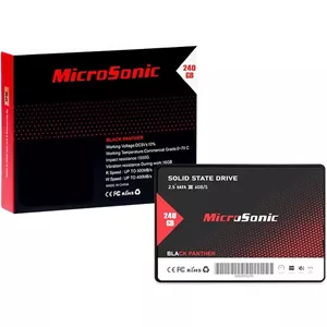 هارد MicroSonic SSD مدل Black Panther ظرفیت 240GB (گارانتی IPM)