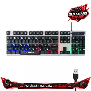 کیبورد گیمینگ جرتک Jertech K358 با نورپردازی Rainbow و پنل فلزی-گیمینگ وان تخصصی ترین غرفه ی وسایل گیمینگ در ایران