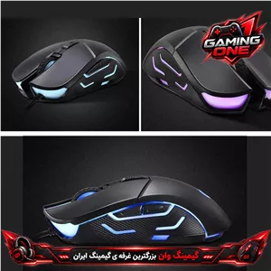 ماوس گیمینگ سیمدار HP مدل G580 با بکلایت RGB و سنسور اپتیکال 6400 DPI