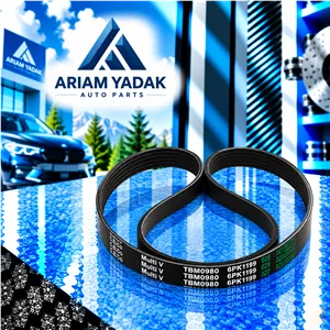 تسمه دینام ال 90 (L90) 6PK-1822 ایساکو کد 20702021