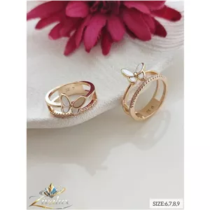انگشتر زنانه مارک دریم DREAM طرح پروانه (سایز 6،7،8،9)