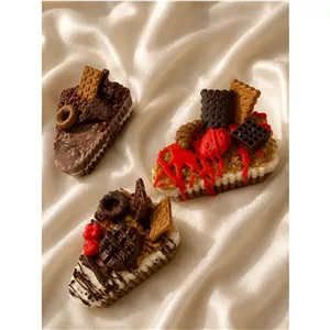 شمع فانتزی مدل چیز کیک