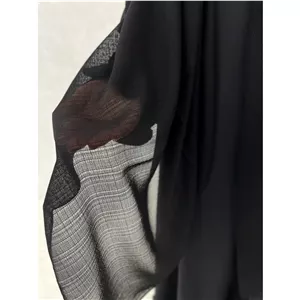 روسری گلکسی مشکی قواره 140