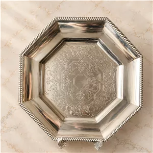 دیس استیل 8 ضلعی طرحدار