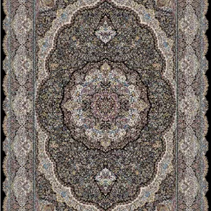 فرش ماشینی مدرن هانوکس طرح ارغوان کد HAM.341.02
