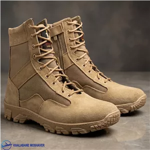 پوتین قارتال خاکی زیپدار