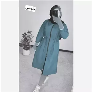 مانتو کلاهدار بلند تمام زیپ جنس میکرو کجراه درجه یک فری سایز