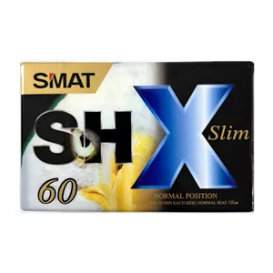 نوار کاست خام 60 دقیقه SMAT سری SH-X با قاب slim