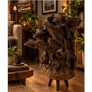 مجسمه چوبی دکوراتیو ریشه کهن 