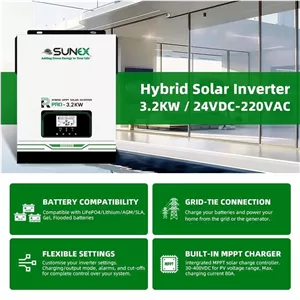 سانورتر هیبرید خورشیدی SUNEX PRO 3.2KW
