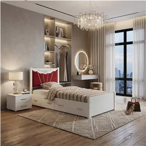تخت خواب کلاسیک یک نفره مینا