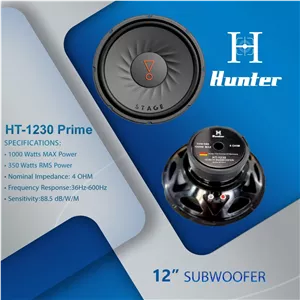 ساب ووفر 12 اینچ HUNTER مدل HT-1230 Prime
