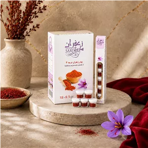 پودر زعفران قوطی 2.5 گرمی ساریج (بسته 12 عددی)