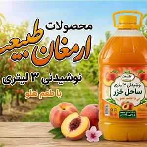 نوشیدنی سه لیتری هلو ساحل خزر