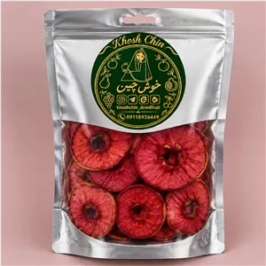 سیب لبویی خشک خوشچین چیپس میوه ترد و ارگانیک 50 تا 500 گرم