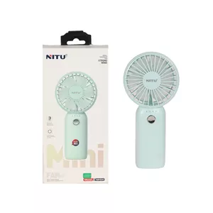 پنکه دستی قابل حمل Nitu مدل NF04 - آبی (گارانتی 18 ماه تعویض نیکان همراه)
