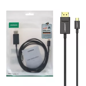 کابل تبدیل یک و نیم UGREEN Type-C To DP مدل MM139-50994 - مشکی (گارانتی 18 ماهه آسان پیشرو)