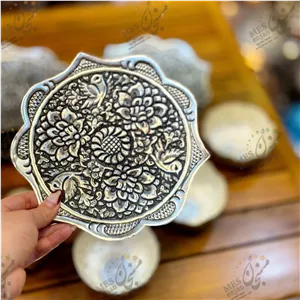 پیش دستی نقره اندود دستساز اعلاظرافت ماندگار در پذیرایی لوکس