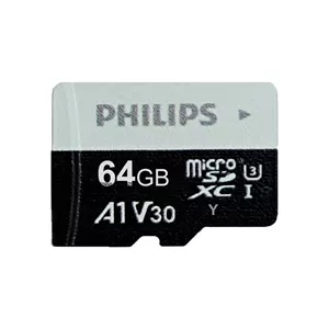 کارت حافظه microSD HC فیلیپس مدل A1-V30 کلاس 10 استاندارد UHS-I U3 سرعت 80MBps ظرفیت 64 گیگابایت FXK