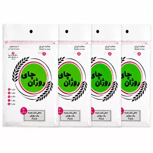 فیلتر چای روژان مدل پاکتی 4 بسته 70 عددی 6JH