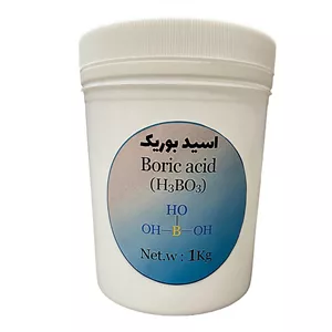 پودر اسید بوریک مدل H3BO3 کد 654 وزن 1 کیلوگرم WDH