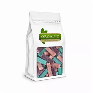 پاستیل ترش شکری میوه ای ارگانیک - 250 گرم RZT
