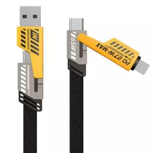 کابل تبدیل USBUSB-C به لایتنینگUSB-C پاور فول مدل 4in1 طول 1.2 متر WKG