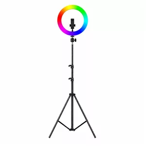 رینگ لایت مدل MJ26-RGB به همراه پایه M4Y