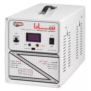 استابیلایزر سارا مدل T136S ظرفیت 6000VA 26X