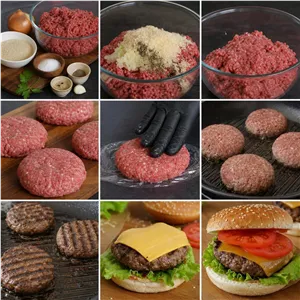 هنبر برگر خونگی با مواد اولیه با کیفیت 