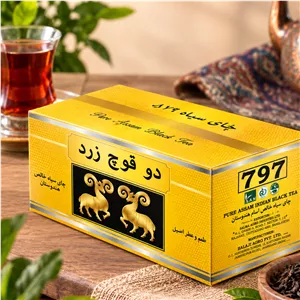 چای سیاه قلم خارجی آسام هندوستان دو قوچ - 10 کیلوگرم