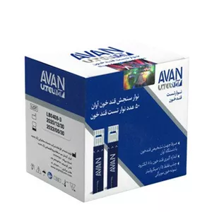 نوار تست قند خون آوان مدل AGS01 (50 عددی)