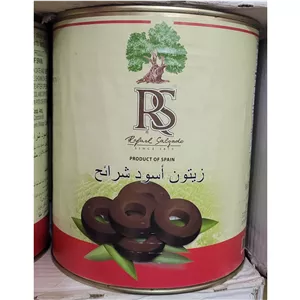 زیتون سیاه اسلایس اسپانیایی آر اس 