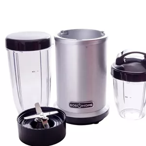 اسموتی ساز مخلوط کن رومیزی Bob Home مدل Smart Blender با بدنه آلومینیومی نقرهای - استوک