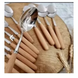 قاشق و چنگال چوبی بامبو