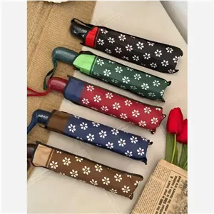 چتر اتومات گلدار ضدباد 8 فنر تاشو