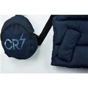 پافر کیفدار پسرانه CR7 سرمه ای باکسی پاییزه و زمستانه