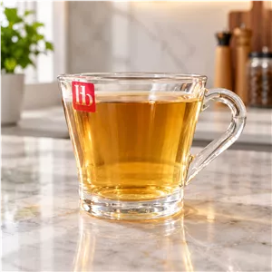 فنجان چای HB مدل کروم کد 488 بسته 6 عددی با ارسال رایگان